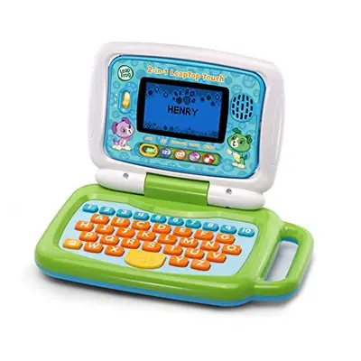 LeapFrog in LeapTop Touch Laptop, Green, Learning Tablet for Kids with Modes of Play, with Lette