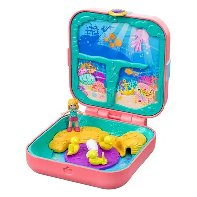 Polly Pocket GDK77 Hidden Hideouts Mermaid Cove with Reveals, Accessories, Micro Polly Doll & St