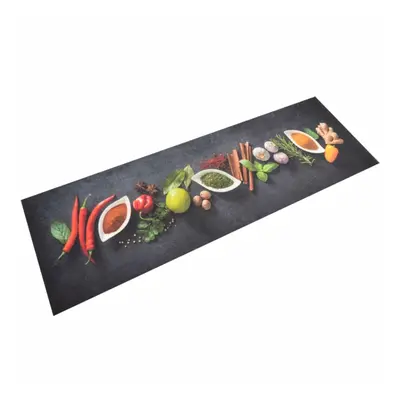 (dark grey, x cm) vidaXL Kitchen Rug Anti Fatigue Mat Runner Rug Washable Floor Carpet Velvet