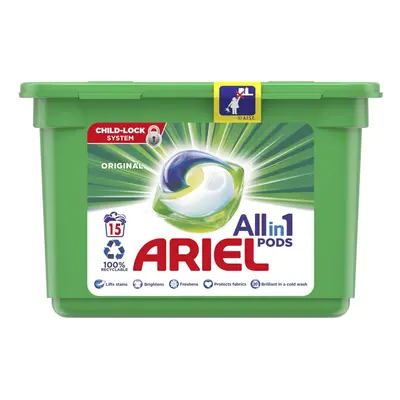 Ariel Original All in Pods Washing Liquid Capsules Washes/Lifts Stains/20ÃC