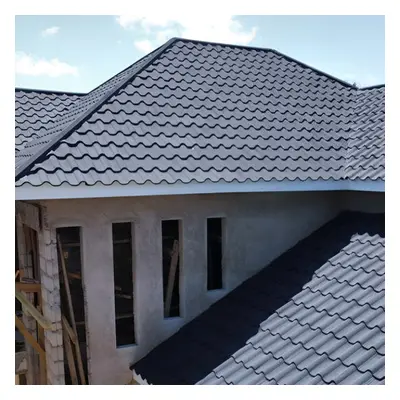 (Grey) Golan Tiles Stone Coated Metal Roofing 5pcs