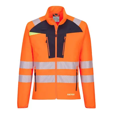 (3XL, Orange/Black) Portwest Mens Hi-Vis Safety Base Layer Top