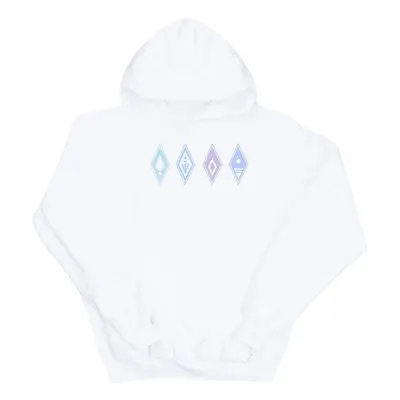 (12-13 Years, White) Disney Boys Frozen Elements Symbols Hoodie