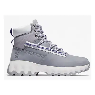 (US 7) Timberland Womens Edge Waterproof Hiking Boot - Medium Grey Nubuck