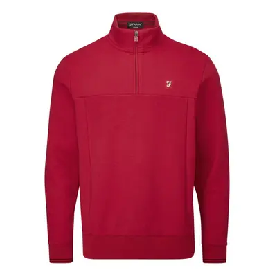 (XXL, Jester Red) Farah Mens Tisdale Midlayer