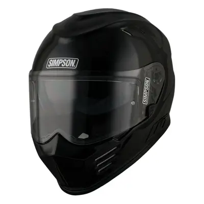 (S) Simpson Venom Solid ECE 22.06 Full Face Helmet Gloss Black