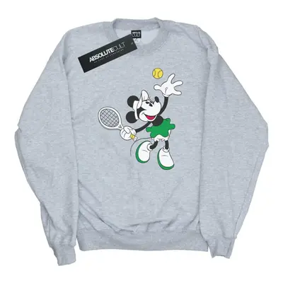 (XL, Heather Grey) Disney Womens/Ladies Minnie Mouse Tennis Sweatshirt