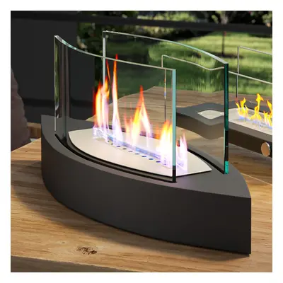 Unique Smokeless Stainless Steel Tabletop Ethanol Fireplace