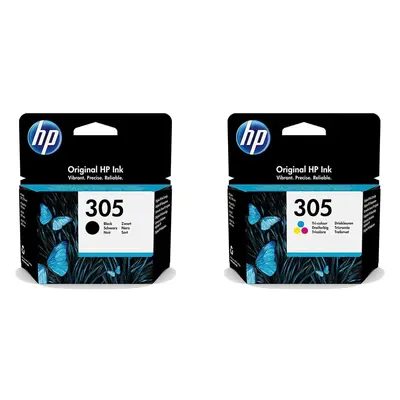 305 Ink Cartridge Black And Tricomia Color 3YM61AE 3YM60AE