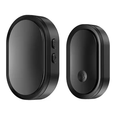 (Black, US Plug) Long Distance Doorbell Home Intelligent Wireless Waterproof US EU UK AU Plug Ri