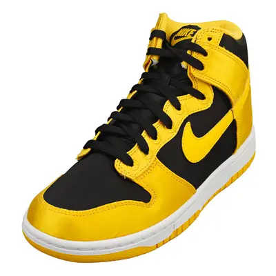 (6.5) Nike Dunk High Womens Fashion Trainers in Black Yellow