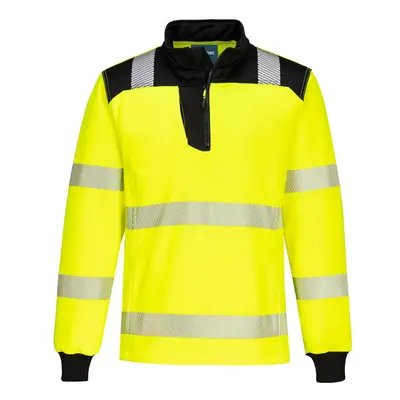 (XL, Yellow/Black) Portwest Unisex Adult PW3 High-Vis Sweatshirt