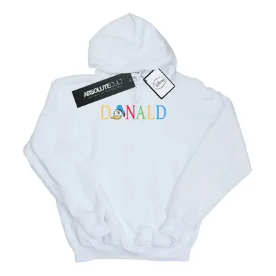 (XXL, White) Disney Womens/Ladies Donald Duck Letters Hoodie