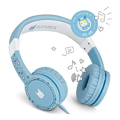 tonies Wired Headphones for Toniebox, Kid-Safe Volume-Limiting Cushioned Over Ear Headphones for