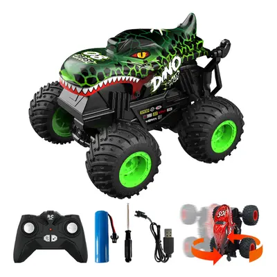 (B) 2.4 GHz Shark Monster RC Truck - All Terrain, Light & Sound