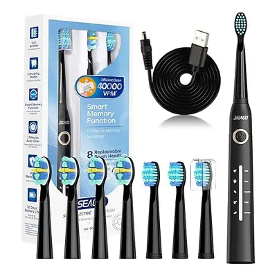 Seago Electric Toothbrush, Rechargeable Power Toothbrush