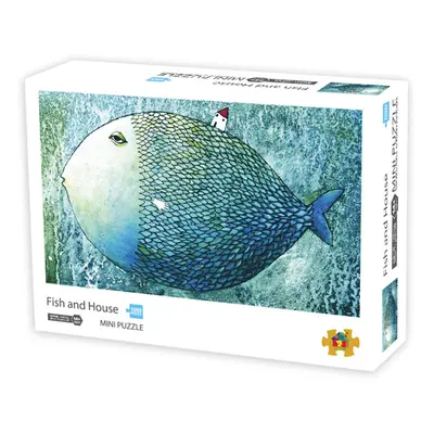 (16) Pieces Jigsaw Puzzles Fish House Time Square London Landscape Jigsaw Puzzle Toy for Adults 