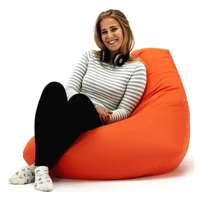 Beautiful Beanbags Adult Highback Beanbag Large Bean Bag Chair for Indoor and Outdoor Use - Wate