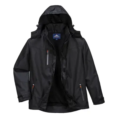 (3XL, Black) Portwest Mens Outcoach Jacket