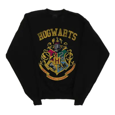 (4XL, Black) Harry Potter Mens Hogwarts Varsity Sweatshirt