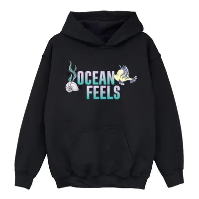 (9-11 Years, Black) Disney Girls The Little Mermaid Ocean Hoodie