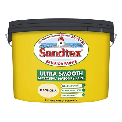 Sandtex - Smooth Masonry 10L - Magnolia