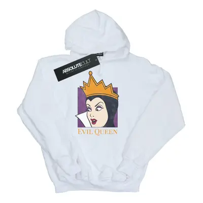 (XXL, White) Disney Womens/Ladies Evil Queen Cropped Head Hoodie