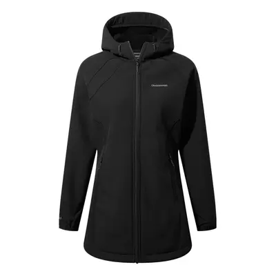 (14 UK, Black) Craghoppers Womens/Ladies Gwen Hooded Soft Shell Jacket