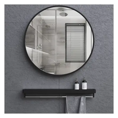 70cm Round Wall Mounted Mirror Bathroom Bedroom Makeup Dressing Mirror