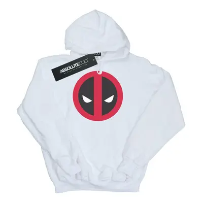 (XXL, White) Marvel Mens Deadpool Large Clean Logo Hoodie