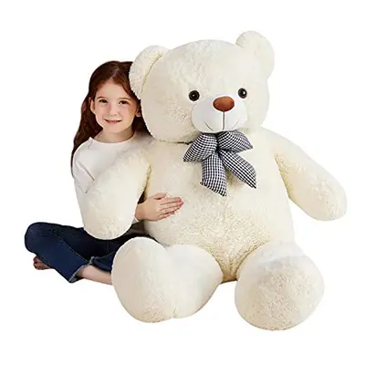 EARTHSOUND Giant Teddy Bear Stuffed Animal,Large Plush Toy Big Soft Toys,Huge Life Size Jumbo Cu