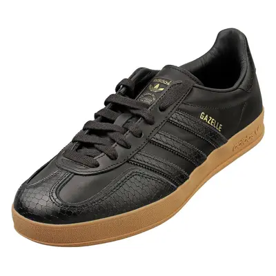 (10) adidas Gazelle Indoor Mens Casual Trainers in Black Gum