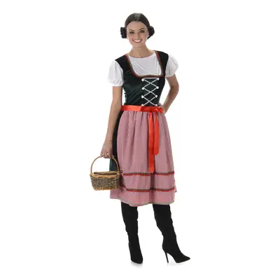 (L) Bavarian costume long dress for women