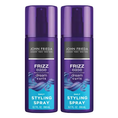 John Frieda Anti Frizz Frizz Ease Dream Curls Daily Styling Spray for Curly Hair Revitalizes Nat