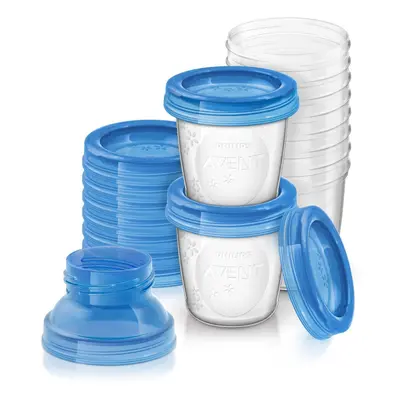 Philips Avent Reusable Breast Milk Storage Cups (10 x ml)