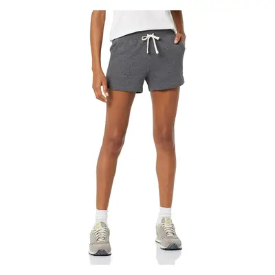 Amazon Essentials Womens Fleece Short charcoal Heather XX-Large