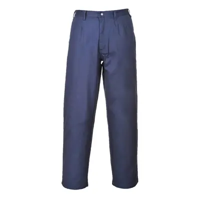 (L, Navy) Portwest Mens Bizflame Pro Work Trousers