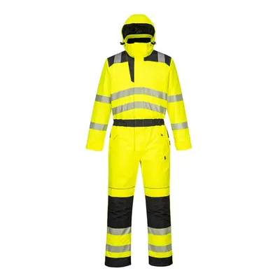 (48R, Yellow/Black) Portwest Unisex Adult PW3 Hi-Vis Overalls