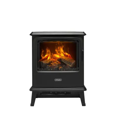 Dimplex Bayport BYP20 Log Effect Electric Stove With Remote Control - Black