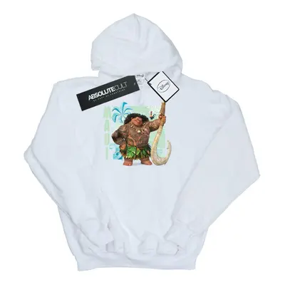 (9-11 Years, White) Disney Boys Moana Maui Hoodie