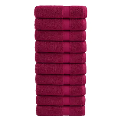 (bordeaux, x cm/ pcs) vidaXL Premium Sauna Towels Guest Bath Towel pcs Grey 600gsm 100% Cotton