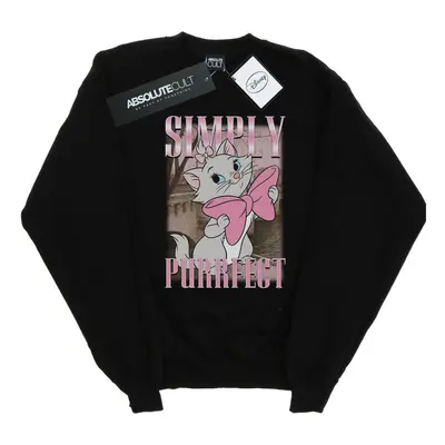 (XL, Black) Disney Womens/Ladies Aristocats Marie Simply Purrfect Homage Sweatshirt