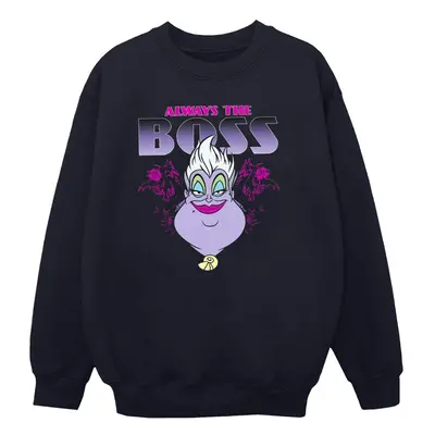 (S, Navy Blue) Disney Womens/Ladies The Little Mermaid Ursula Mum Is The Boss Sweatshirt