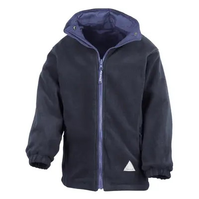 (13/14, Royal/Navy) Result Childrens/Kids Reversible Storm Stuff Anti Pilling Fleece Waterproof 