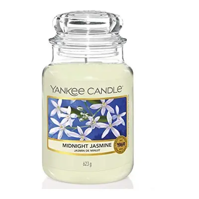 Yankee Candle Scented Candle | Midnight Jasmine Large Jar Candle | Burn Time: Up to Hours