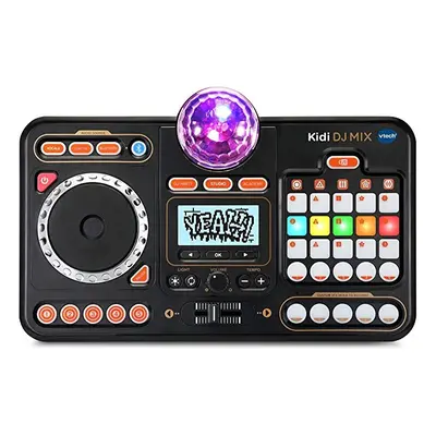 VTech Kidi DJ Mix (Black), Toy DJ Mixer for Kids with Tracks and Music Styles, Kids Music Toy Li