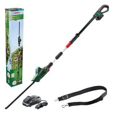 Bosch 06008B3070 Cordless Telescopic Hedge Trimmer UniversalHedgePole (1 Battery, Volt System in