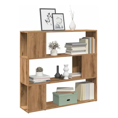 vidaXL Book Cabinet/Room Divider Artisan Oak 100x24x94 cm