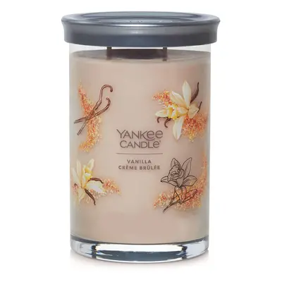 Yankee Candle Vanilla Crme Brl e Scented Signature 20oz Large Tumbler 2Wick Candle Over Hours of