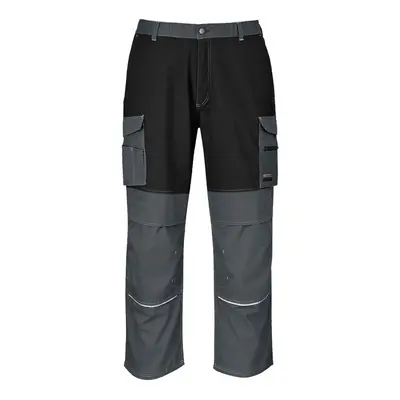 (S, Zoom Grey/Black) Portwest Mens Granite Work Trousers